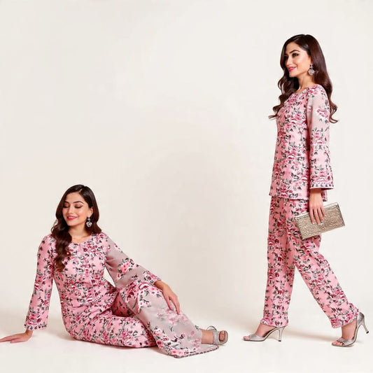 A-38 Karandi 3pc Digital Printed Suit With Digital Printed Karandi Dupatta